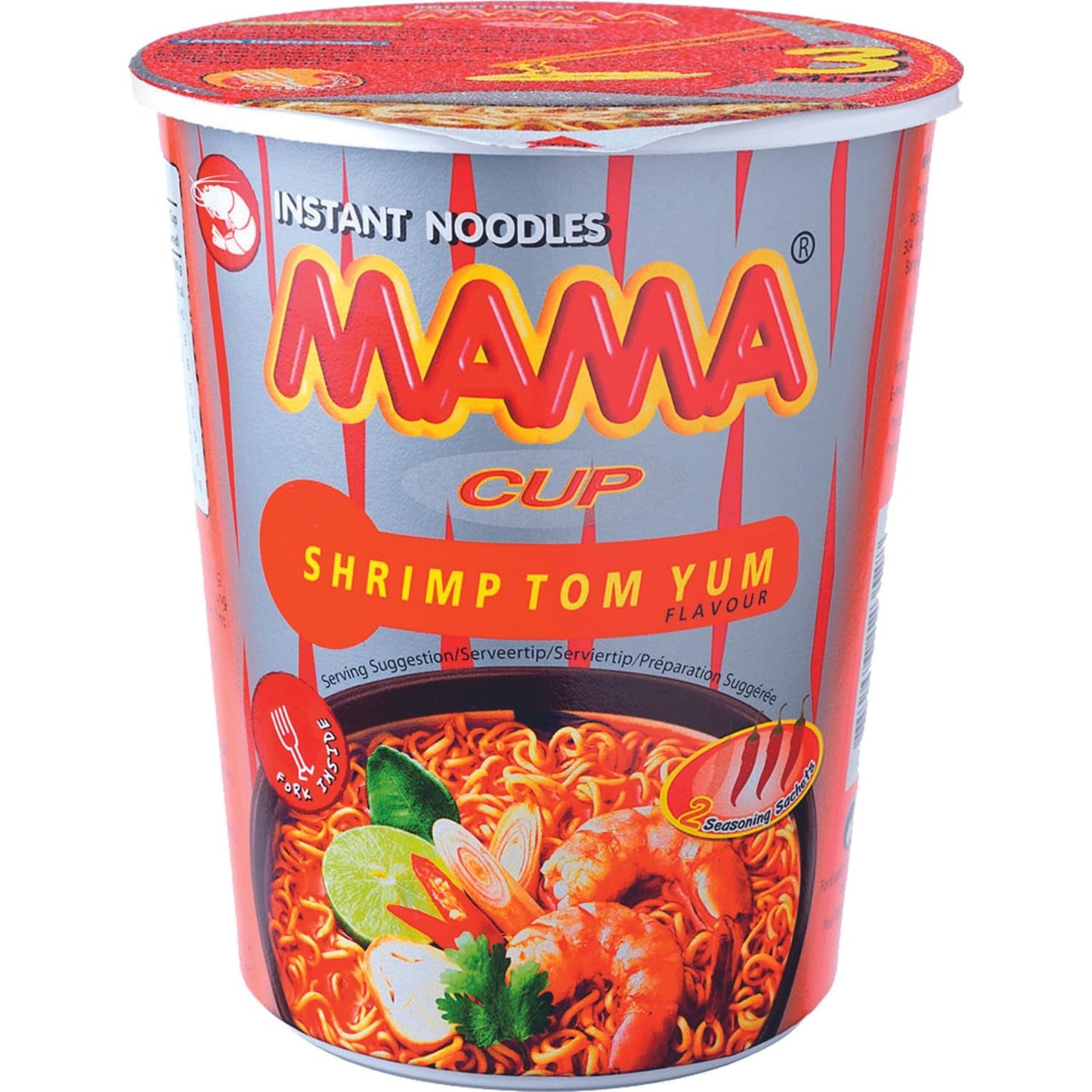 MAMA - Nouilles Instantanées au Poulet - Paquet Multiple (30 X 55 GR)