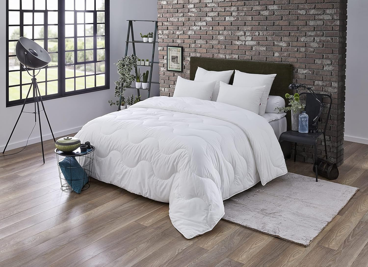 Couette Maxiconfort Ultra, chaude, fibre synthétique, 260 X 240 cm, blanc Couettes et couettes Naty Shop 140/200 Moderne
