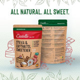 Stevia + Erythritol 1:2 Tissu doux | 1G = 2G Zucker | Ingrédients 100% naturels - 0 calories - 0 indice glycémique - Keto et Paleo - 0 netto-khlenhydrate - Kein GVO - Castello depuis 1907 - 850 G Édulcorants Naty Shop