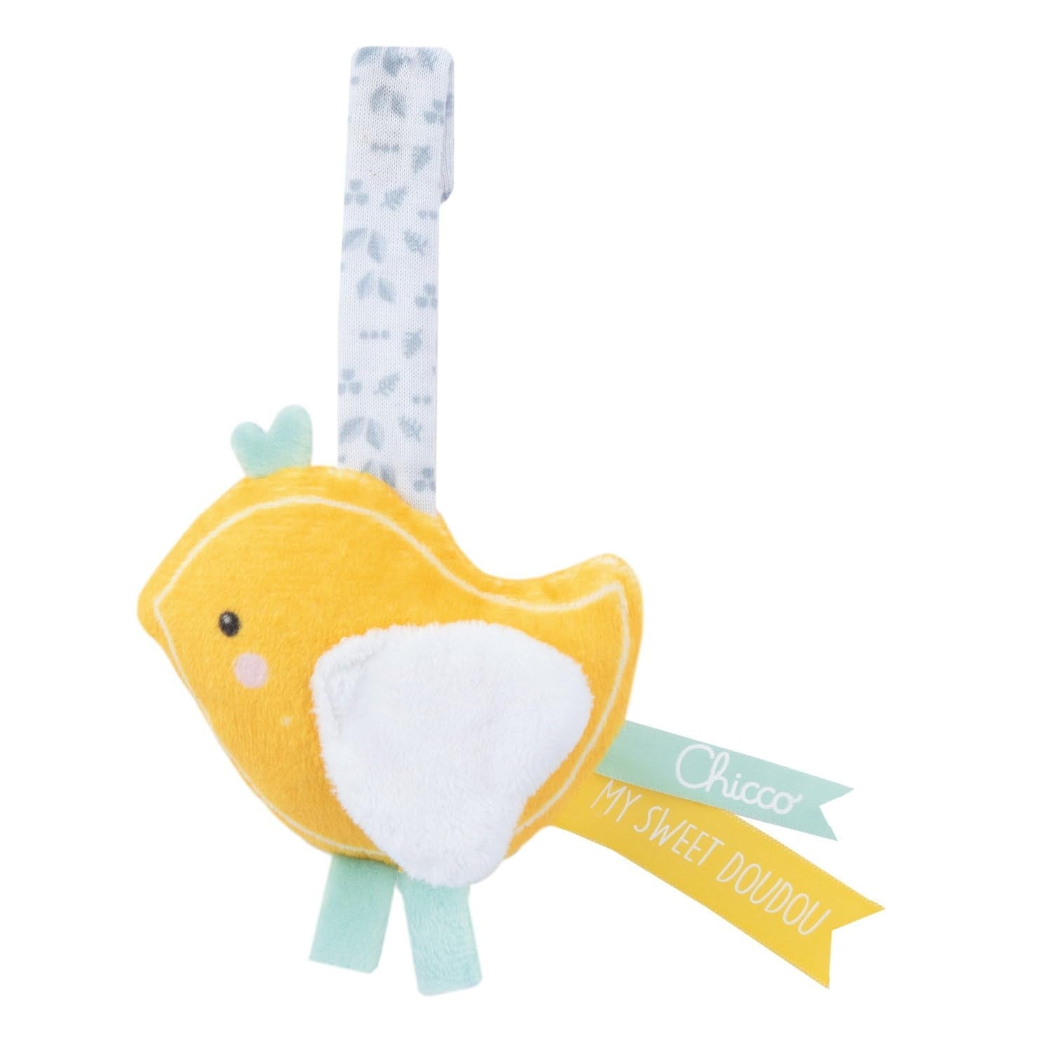 Chicco, Coffret bébé My Sweet Doudou, Couverture DouDou toute douce, Sucette en velours, Anneau de dentition éléphant en relief, Idées cadeaux pour nouveau-nés à partir de 0 mois