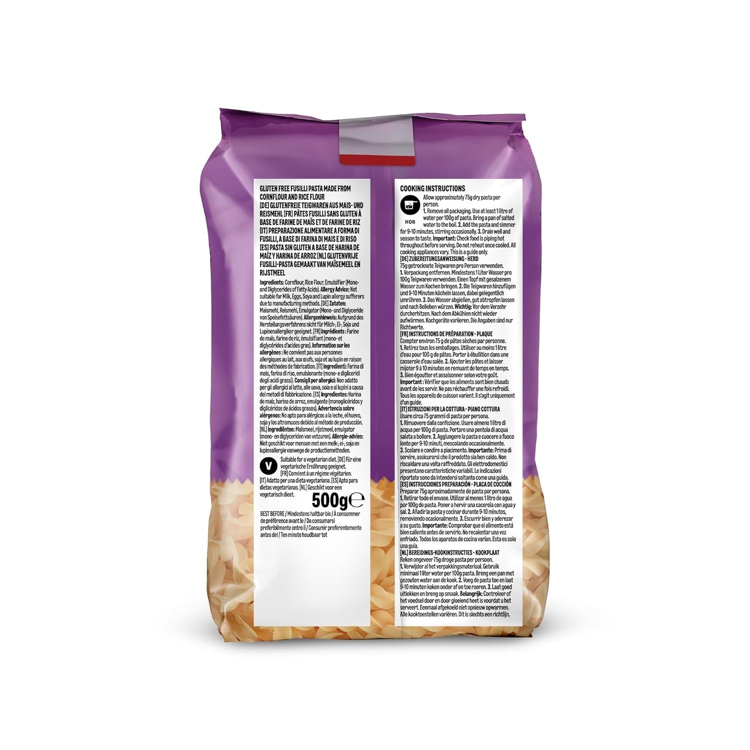 d'Amazon fusilli sans gluten, 500g