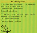 Thé vert bio au citron, 20 sachets, 40 g