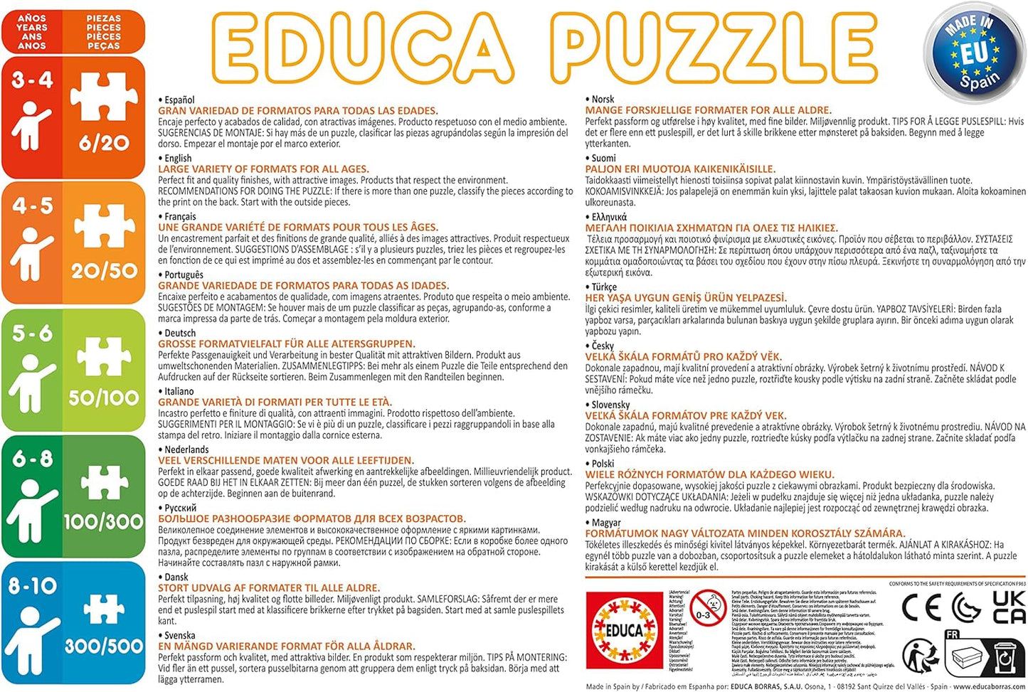 Educa - Casse-tête 200 pièces | Disney Parade, puzzle 200 pièces pour les enfants à partir de 6 ans, Disney World (13289) Puzzle Naty Shop