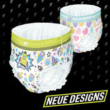 Pantalon de pyjama vaisseau spatial, paquet de 10 pantalons de nuit absorbants, 7 ans, 17 kg-30 kg, protection contre les fuites toute la nuit