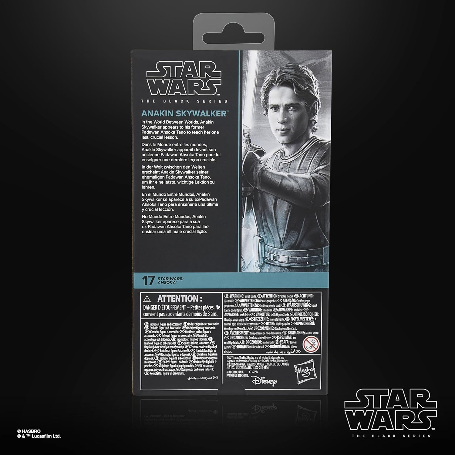 Star Wars The Black Series Anakin Skywalker, Star Wars : Ahsoka Premium Collectible Action Figure (15 cm) Figurines Naty Shop