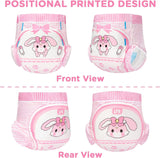 Couches imprimées adultes 5500-5800 ml, 10 pièces - Baby Usagi (XL)