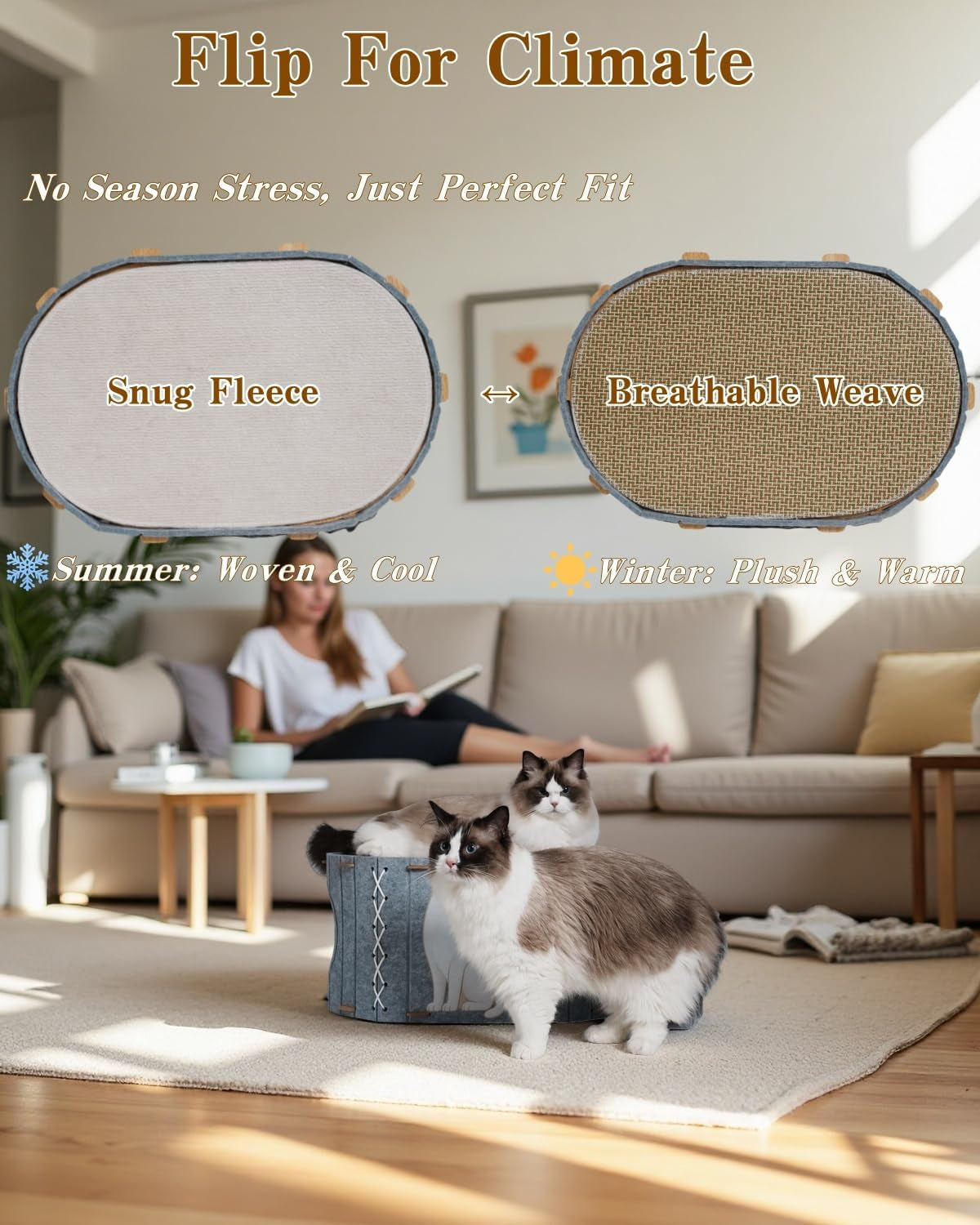 Couvertures et meubles, Animaux, Grottes et maisons, Chats, Lits pour chats, Chats - lits, matelas