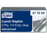 Tork 477840 Serviettes à déjeuner citron vert / Serviettes 2 épaisseurs pour petits repas ou collations / Qualité avancée / 10 X 200 (2000) Serviettes en papier / 32,6 X 33 cm (L X L) / 1/4 plié