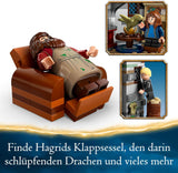 LEGO Harry Potter La cabane de Hagrid : une visite inattendue, ensemble avec 5 mini figurines et 2 figurines d'animaux, cadeau pour femmes et hommes, jouet d'aventure magique, ensemble fantastique 76428 Jeux de construction Beuche den LEGO-Store