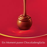 Présentation du dessus de chocolat Lindor | 1718 g and chocolate bars with marzipan | 25 barres x 50g en présentoir | 1250g | Pâte d'amande pure recouverte de chocolat noir | Barres de chocolat
