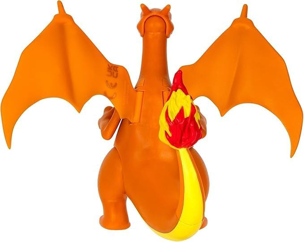 Pokémon PKW0368 - Figurine Battle Feature - Figurine mobile officielle Glurak 11,5 cm Figurines Naty Shop