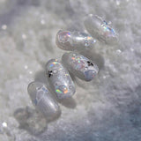 Autocollants pour ongles pailletés Vagues d'eau d'été Nail Art étoilé Fantaisie Vagues d'eau de mer Dessins d'ongles Autocollants pour ongles Vagues d'eau de mer Accessoires pour ongles Nail Art