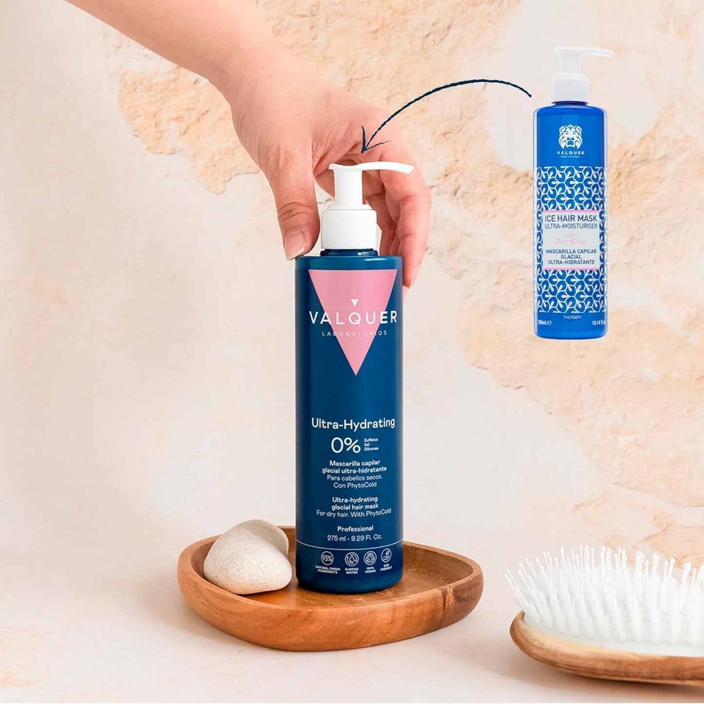 Valquer Profesional Ice Hair Mask - Masque capillaire ultra-hydratant sans sulfates, sels et silicones Masque capillaire Naty Shop