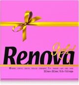 Serviettes en papier Renova, fuchsia, 40 serviettes, grandes, 2 épaisseurs