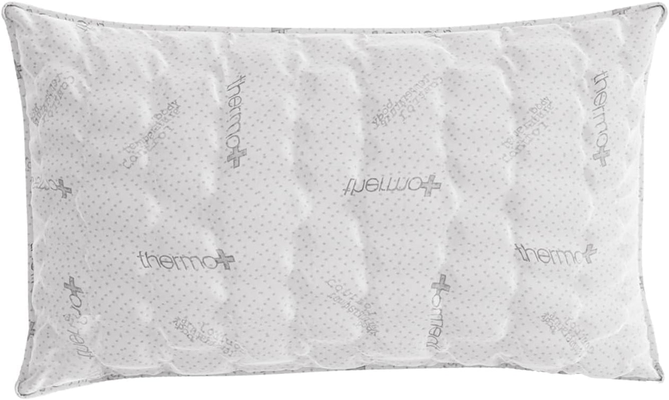 Literie italienne MB Home Italia, oreiller, biocéramique, gris clair, 45 x 75 cm Oreillers standards Naty Shop Termocontrol