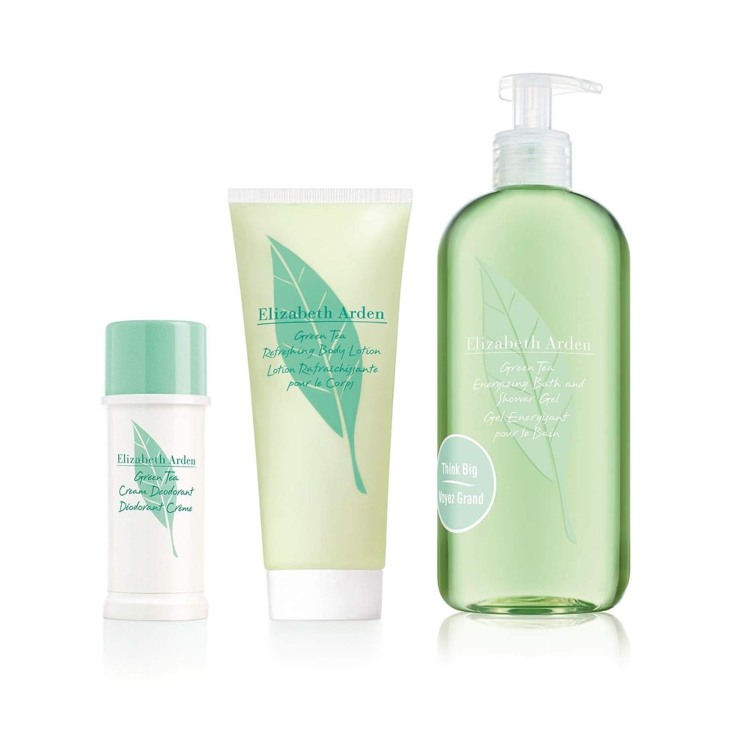 Elizabeth Arden Green Tea, lotion corporelle rafraîchissante au thé vert pour femme, 200 ml Cosmétiques et Beauté Naty Shop Coffret avec gel douche + crème déodorante