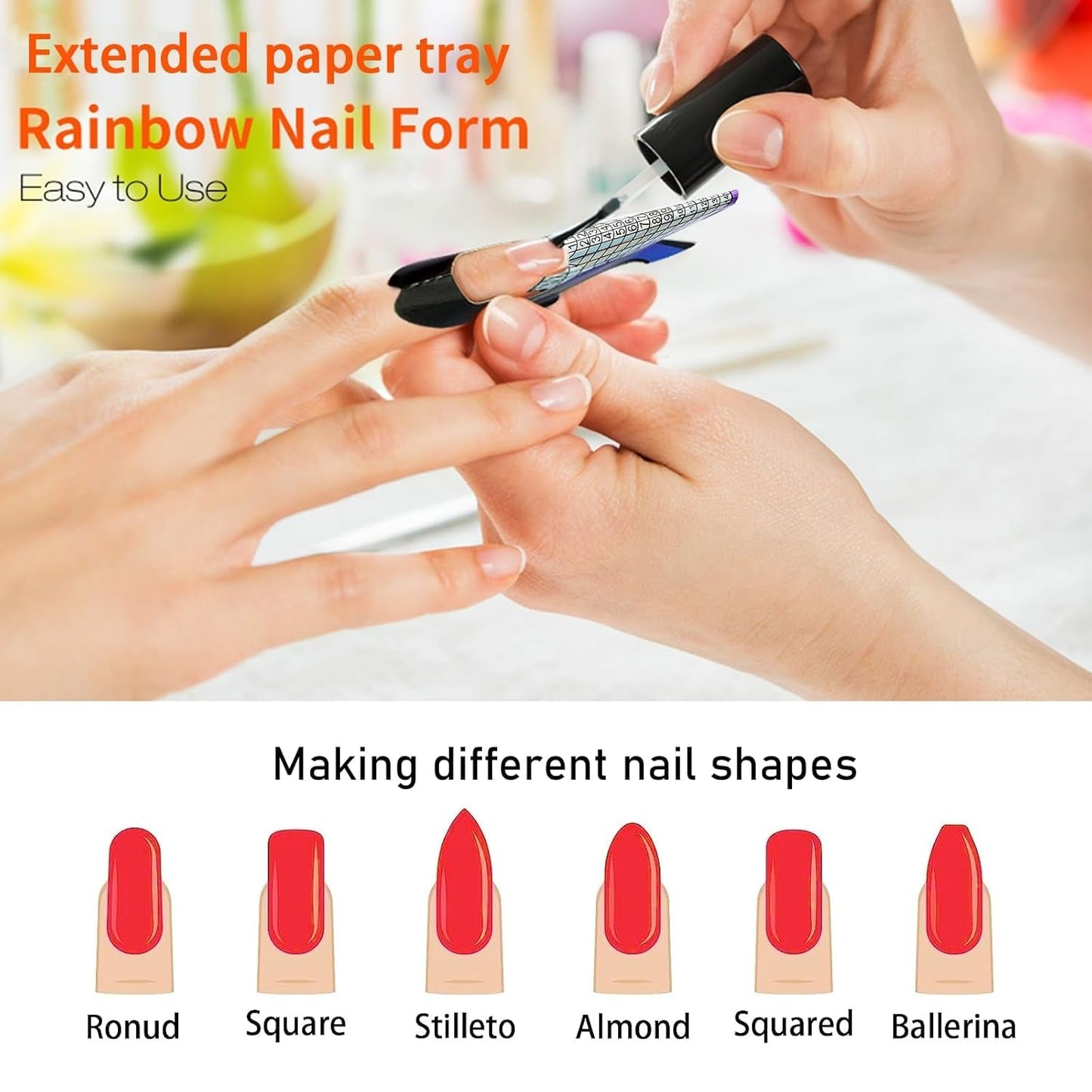100 pièces modèles de modelage d'art d'ongle auto-adhésifs avec 4 feuilles de tampons adhésifs transparents et 3 limes à ongles accessoires d'extension d'ongles en gel pour ongles artificiels