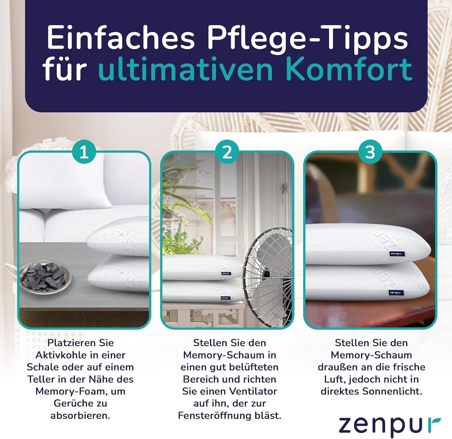 Lot de 2 oreillers pour soutenir la nuque 40X60-13Cm - Oreiller de couchage ergonomique pour la nuque et les épaules, certifié Oeko-Tex Oreillers orthopédiques cervicaux Naty Shop