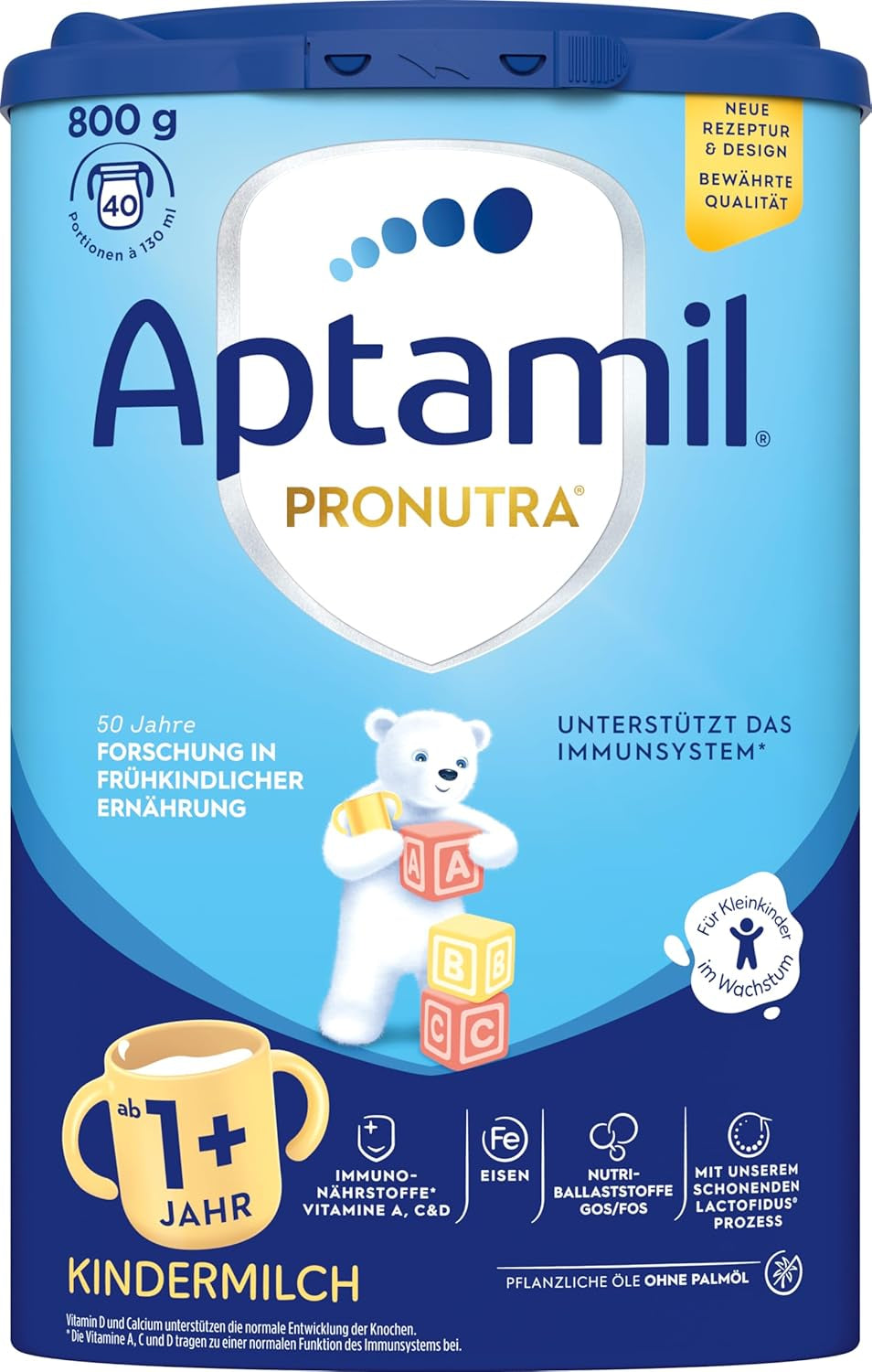 Aptamil Lait de Croissance 1 Plus - Lait de Croissance dès 1 an - 800g