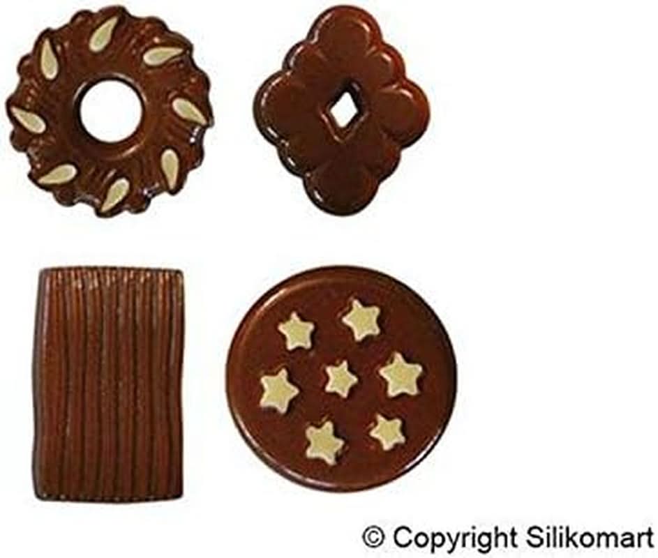 Silikomart 22.125.77.0065 SCG25, Choco Biscuit Cuisine Naty Shop