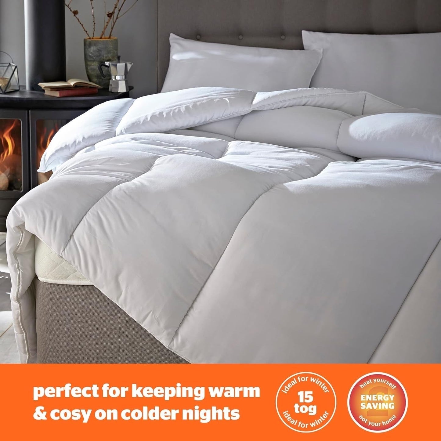 Couette Douce Et Chaude Silentnight - 15 Tog - lit simple 135 X 200Cm Couettes et couettes Naty Shop