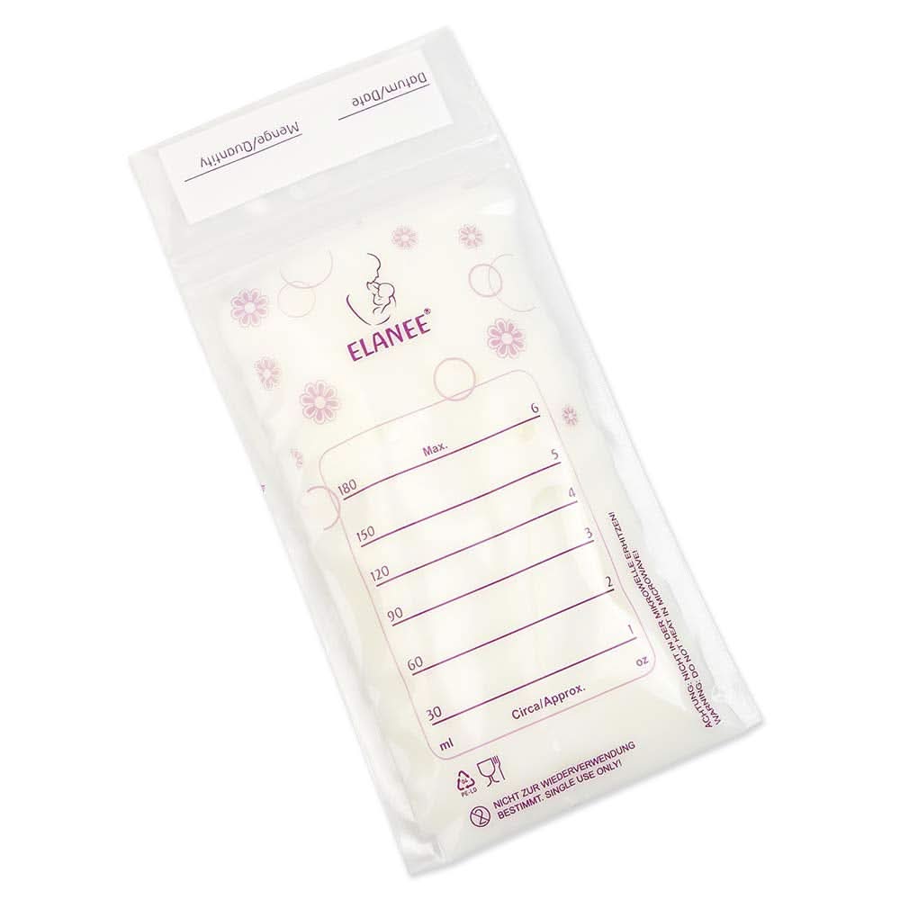 Sachets de lait maternel ELANEE, au goût neutre et pré-stérilisés Accessoires Alimentation et Allaitement Bebe Naty Shop