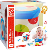 Hape Bébé Tambour | Jouet musical roulant pour les petits pour apprendre le rythme et les différents sons, à piles, à partir de 6 mois Baby Toys Naty Shop