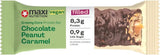 MaxiNutrition Barre protéinée végétalienne crémeuse au chocolat, cacahuètes et caramel 12x45g - barre protéinée végétalienne, 18% de protéines, 8,3 g par barre, faible teneur en sucre (0,9 g), sans sucre ajouté, sans arômes artificiels