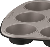 Gustosa Backform 12 Muffin Aus Stahl, Antihaftbeschichte, Für Backofen, Schwarz, 38 X 27 Cm Moules et plaques pour la pâtisserie Naty Shop