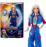 Mattel Disney Zombies 4 : L'aube des vampires Addison Wells - Poupée mannequin avec tenue détachable et 6 accessoires inspirés du film, JFG32