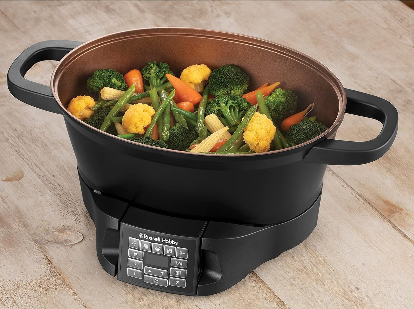 Multicuiseur Russell Hobbs 6,5L, affichage numérique, 8 fonctions de cuisson Mijoteuse Naty Shop