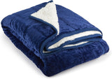 Couverture Sherpa lestée Emma Barclay, 127 x 152 cm, rose poudré Emma Barclay Lits et couvertures Bleu marine 60 x 80" (150 x 203 cm)