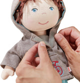 HABA Poupée Lian - Poupée en tissu doux 30 cm, idéale pour les bébés et les tout-petits, lavable et facile à habiller et à déshabiller, à partir de 18 mois - 1302109001