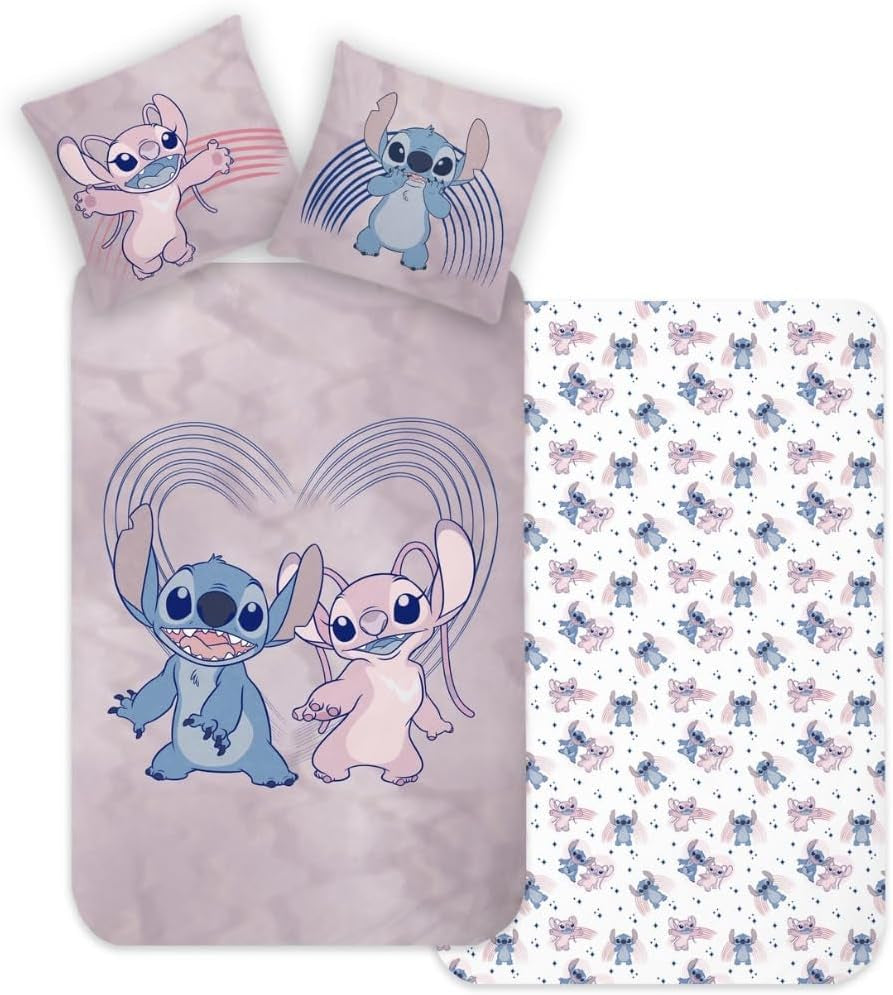 Literie Stitch, literie en coton - enfant Naty Shop Flanelle