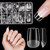 Faux ongles courts ballerine, 120 pièces, colle sur 12 tailles, ongles artificiels courts, Gel souple, couverture complète, pointes pour ongles courts en Gel S