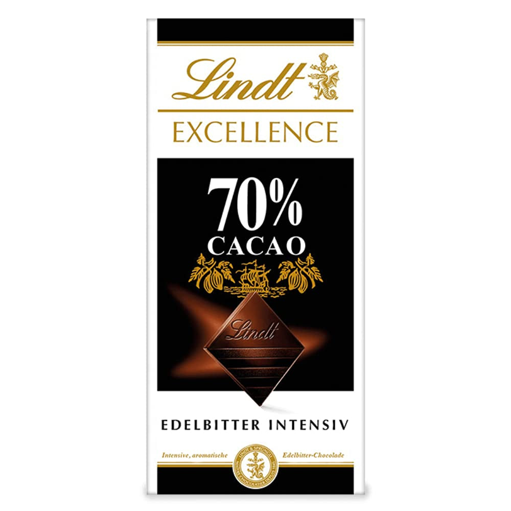 Chocolat Lindt | Barre EXCELLENCE 85% Cacao | 100g | Chocolat Extra Noir | Vegan Chocolate Bar