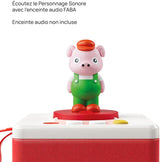 Figurine sonore Les Trois Petits Cochons - histoires sonores - jouet, contenu éducatif, version française, enfants de 4 à 6 ans Bebe Toys Naty Shop
