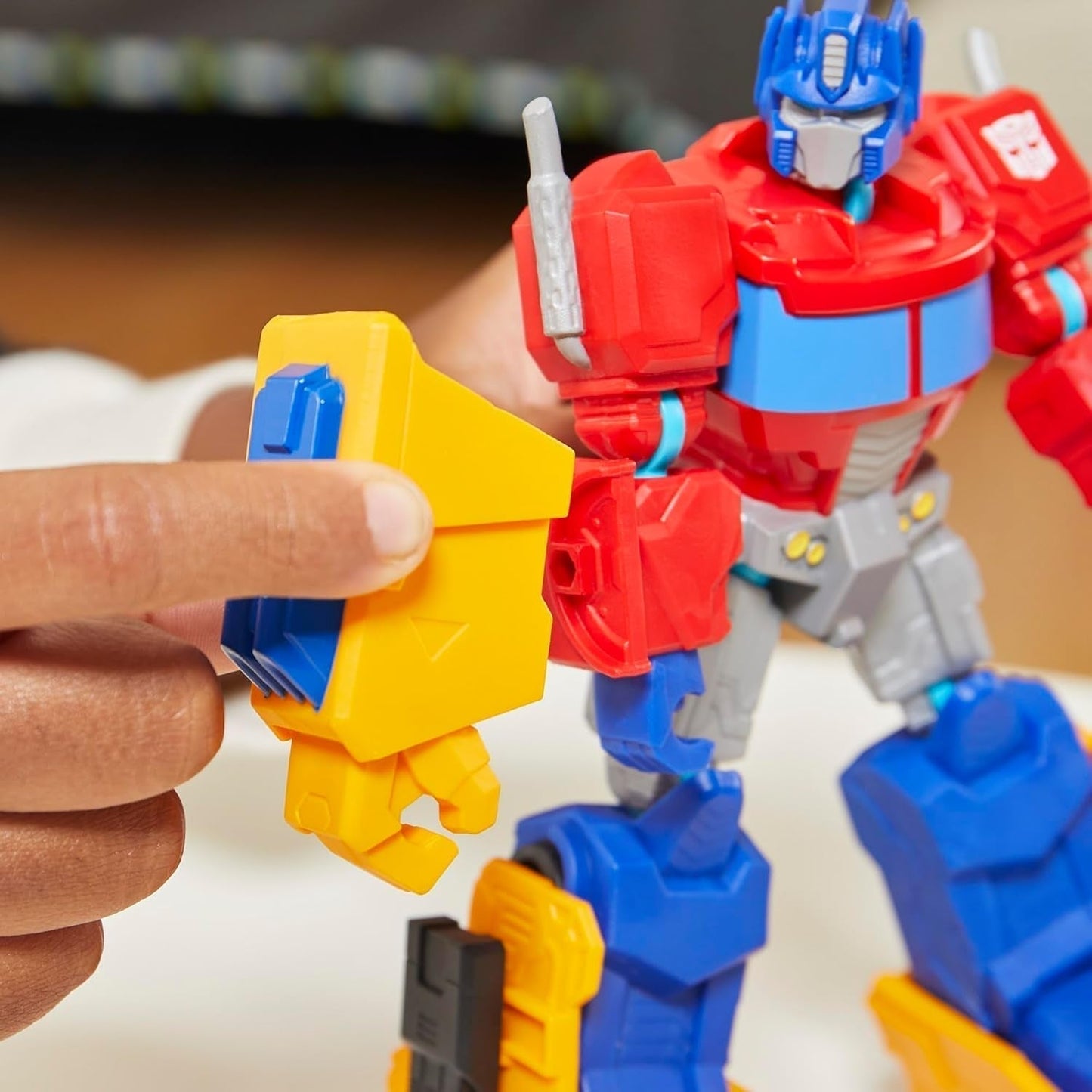 Transformers Mixmashers Optimus Prime Figurines et accessoires de luxe personnalisables Figurines Naty Shop
