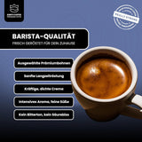 KING'S COFFEE - AMESTEC RS ESPRESSO - 1 kg de grains de café forts et aromatiques - café à faible acidité - café en grains entiers - torréfaction en petits lots d'Italie - grains d'espresso pour machines entièrement automatiques et machines à porte-filtre