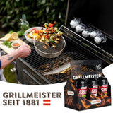 KOTÁNYI Coffret cadeau d'épices pour grillades - 6er Carrier - Cadeaux pour hommes - Grill Zubehör & Spice Set für jedes BBQ - Grill Zubehör inkl. Magic Dust - [Jetzt Geburtstagschenken für Männer bestellen!]