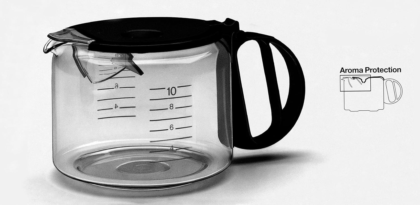 Machine à expresso Braun KF 47 BK - Machine à expresso avec filtre et carafe en verre pour café filtre classique, café aromatique grâce au système OptiBrew, système anti-goutte, arrêt automatique, noir