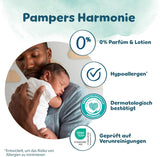 Couches Pampers Harmony taille 2, 204 couches, 4kg-8kg, protection douce de la peau avec protection 100% Pampers