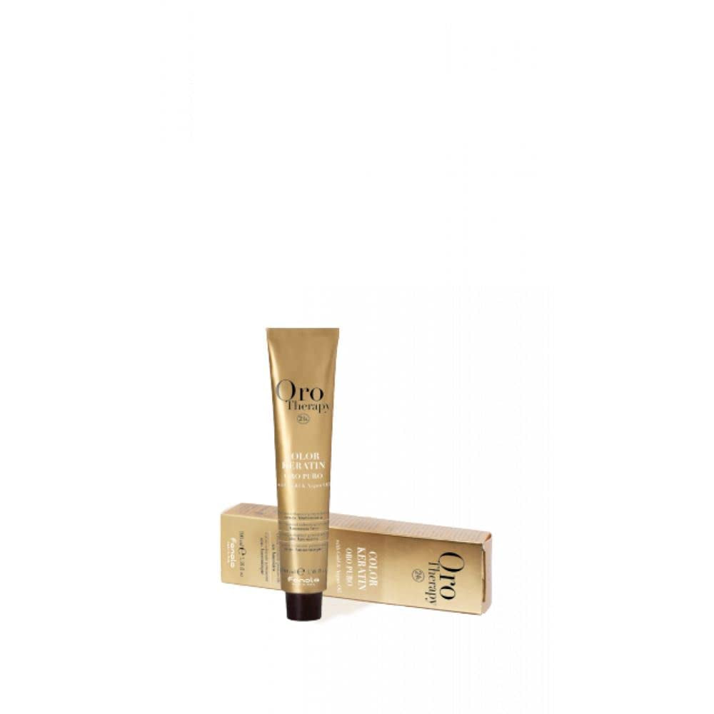 Fanola Oro Therapy Color Keratin 5.0 100ml Teinture capillaire Naty Shop 7 Blond moyen intensif