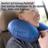 Sea to Summit - Oreiller de soutien lombaire Eros Premium - Oreiller de soutien gonflable - Soulagement du dos - Matériau polyester 50D - Sac de voyage compact - Service, voyage et excursions en voiture - Bleu marine - 93 g