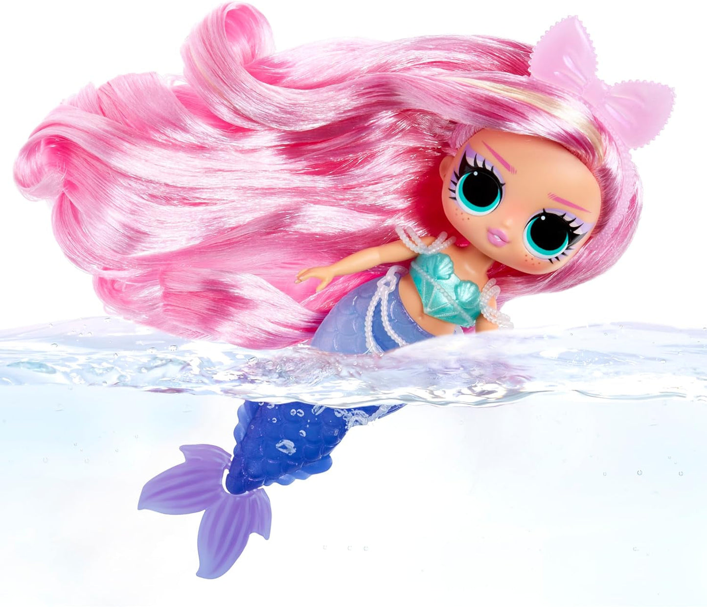 L.O.L. Surprendre! Tweens - Sirène Lola Waves - poupée mannequin avec queue qui change de couleur, aileron mobile et beaux accessoires - jouet pour enfants et collectionneurs à partir de 4 ans Naty Shop Dolls
