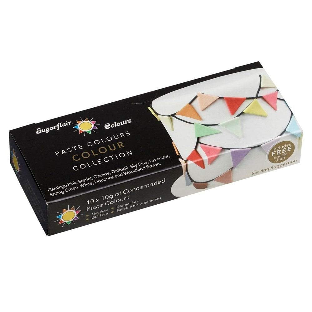 Sugarflair Multi Pâtes Collection Set/10