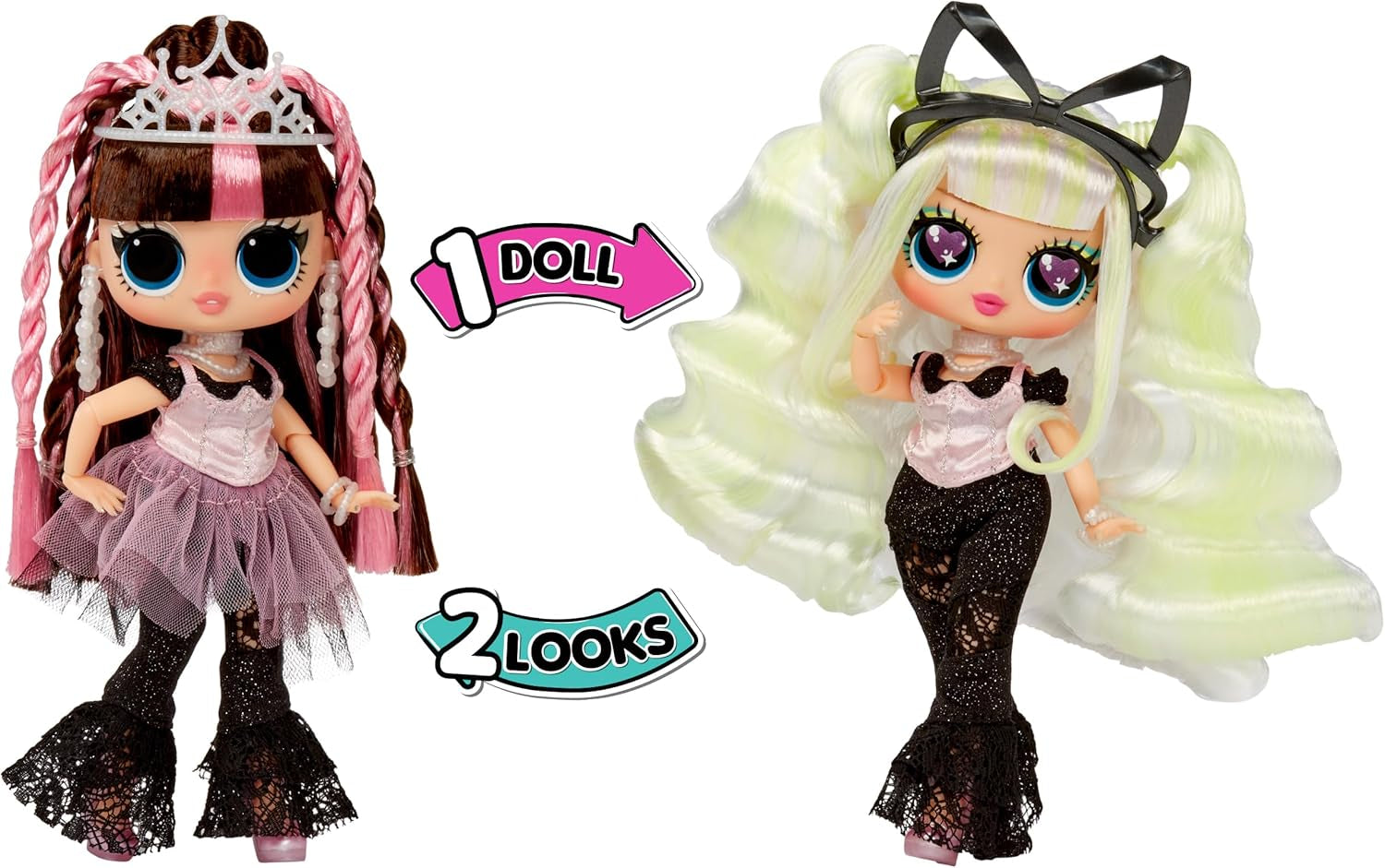MDR. Surprise Tweens Surprise Swap Series - Bronze-2-Blonde Billie - Poupée de mode avec plus de 20 accessoires, y compris un accessoire de coiffure et de mode et des accessoires - idéal pour les enfants à partir de 4 ans