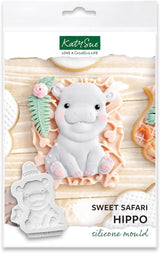 Katy Sue, moulage en silicone Sweet Safari, Naty Shop Kitchen Hipopotam