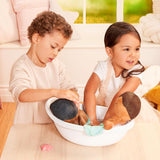 LullaBy – Baignoire pour poupée – Ensemble de bain – Jouet de bain – Accessoires pour poupée – Jeu d'eau réaliste – Enfants de 2 ans et plus