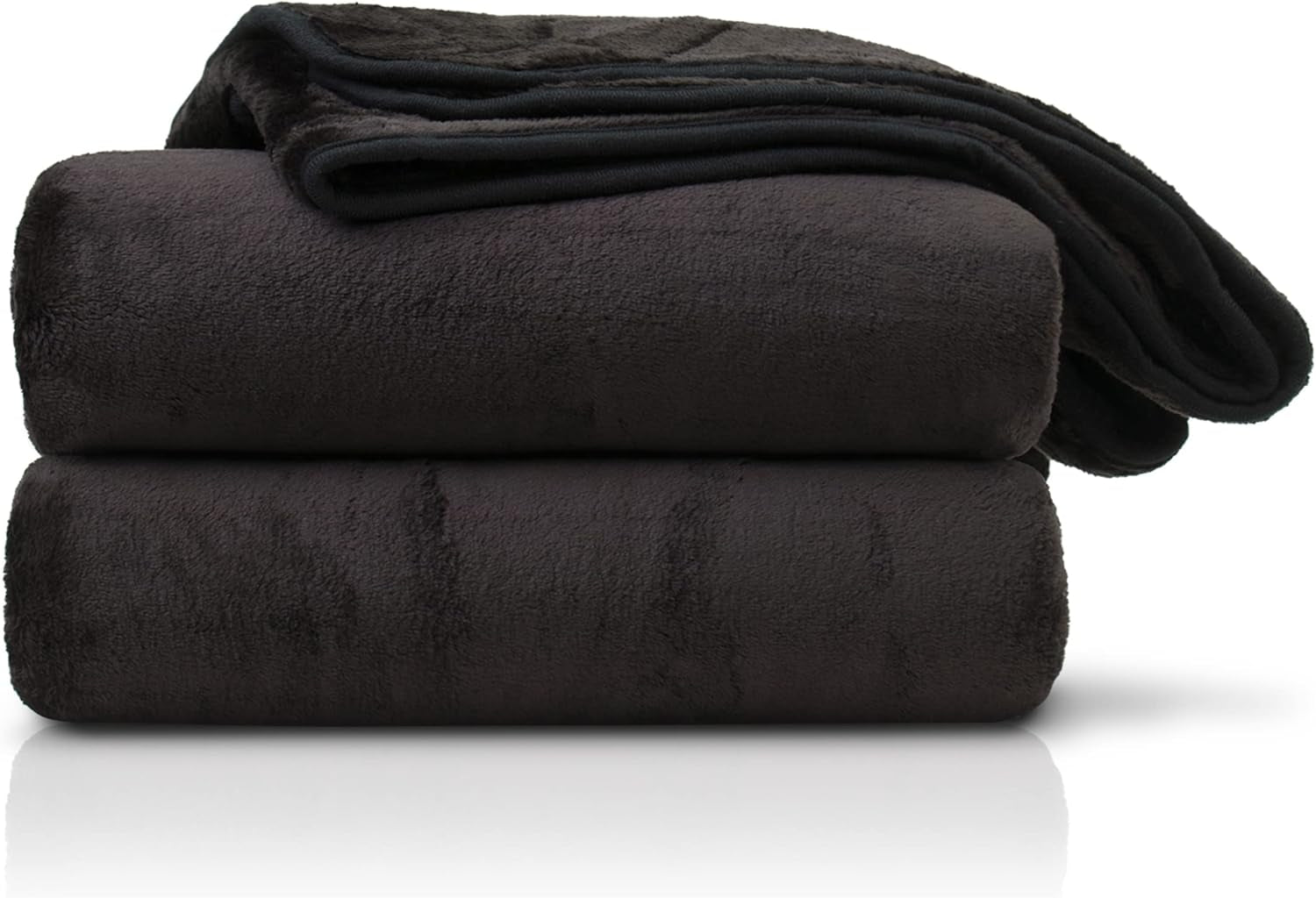 Amago - Couverture confortable, aspect cachemire, 180 X 220 cm - Noir Lits et Couvertures Besuche den Gözze-Store Default title